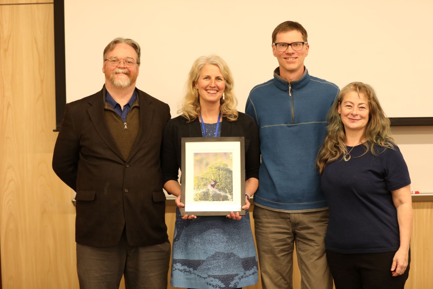 Photo speakers at Earth Day Colloquium Series event